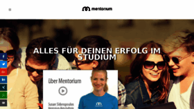 What Mentorium.de website looked like in 2017 (6 years ago)