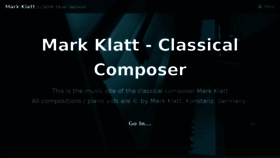 What Mark-klatt.com website looked like in 2017 (6 years ago)