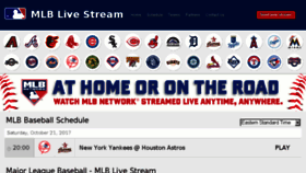 What Mlb-live.stream website looked like in 2017 (6 years ago)