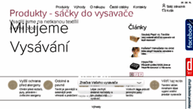 What Milujeme-vysavani.cz website looked like in 2017 (6 years ago)