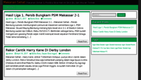 What Makanansehat.web.id website looked like in 2017 (6 years ago)