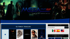 What Mega-dvdrip.cc website looked like in 2017 (6 years ago)