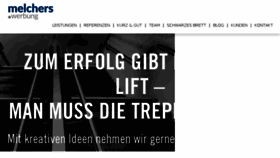 What Melchers-werbung.de website looked like in 2017 (6 years ago)