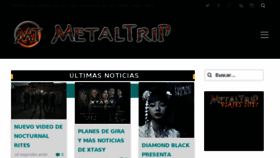 What Metaltrip.com website looked like in 2017 (6 years ago)