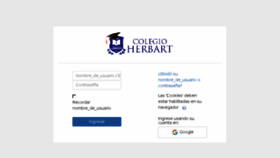 What Moodle.colegioherbart.edu.mx website looked like in 2017 (6 years ago)