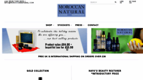 What Moroccannatural.co.uk website looked like in 2017 (6 years ago)