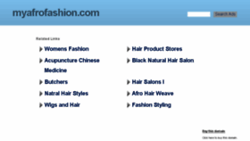 What Myafrofashion.com website looked like in 2017 (6 years ago)