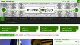 What Marcaempleo.es website looked like in 2017 (6 years ago)