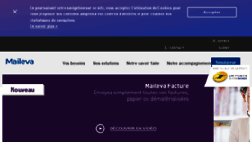 What Maileva.com website looked like in 2017 (6 years ago)