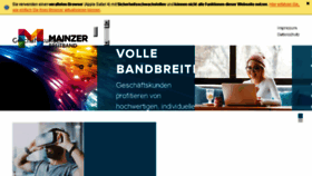 What Mainzer-breitband.de website looked like in 2017 (6 years ago)