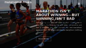 What Marathonclothes.com website looked like in 2017 (6 years ago)