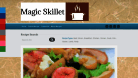 What Magicskillet.com website looked like in 2017 (6 years ago)