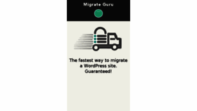 What Migrateguru.com website looked like in 2017 (6 years ago)