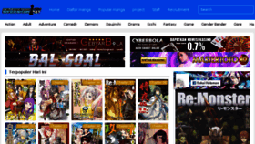 What Mangashiro.net website looked like in 2017 (6 years ago)