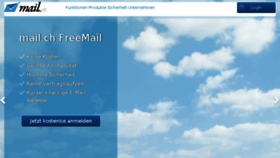 What Mail.ch website looked like in 2017 (6 years ago)