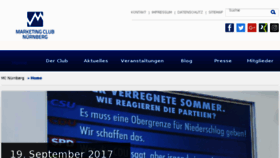 What Marketingclub-nuernberg.de website looked like in 2017 (6 years ago)
