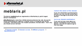 What Meblaris.pl website looked like in 2017 (6 years ago)