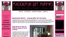 What Mackintosh-mirrors.com website looked like in 2017 (6 years ago)