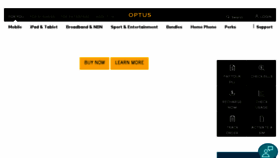What My.optus.com.au website looked like in 2017 (6 years ago)
