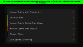 What Mydramastream.net website looked like in 2017 (6 years ago)