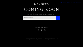 What Menseed.com website looked like in 2017 (6 years ago)