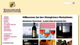 What Markelsheimer-wein.de website looked like in 2017 (6 years ago)