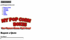 What Mypopcornboxes.co.uk website looked like in 2017 (6 years ago)