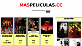 What Maspeliculas.cc website looked like in 2017 (6 years ago)