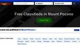 What Mount-pocono.doplim.us website looked like in 2017 (6 years ago)