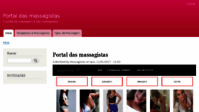 What Massagistas.org website looked like in 2017 (6 years ago)