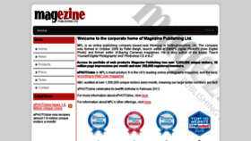What Magezinepublishing.com website looked like in 2017 (6 years ago)