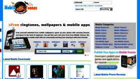 What Mobiletoones.com website looked like in 2017 (6 years ago)