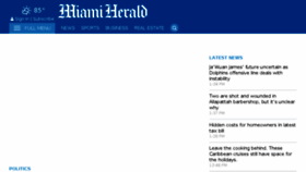 What Miamiherald.com website looked like in 2017 (6 years ago)
