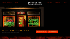 What Moochiesmeatballs.com website looked like in 2017 (6 years ago)