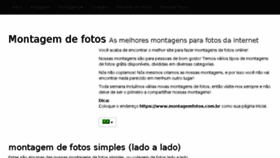 What Montagemfotos.com.br website looked like in 2017 (6 years ago)