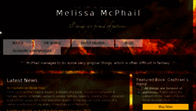 What Melissamcphail.com website looked like in 2017 (6 years ago)