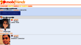 What Mobifriends.com.co website looked like in 2017 (6 years ago)