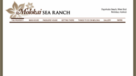 What Molokaisearanch.com website looked like in 2017 (6 years ago)