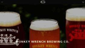 What Monkeywrenchbrewing.com website looked like in 2017 (6 years ago)