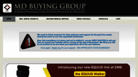 What Mdbuyinggroup.com website looked like in 2017 (6 years ago)