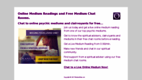 What Mediumchat.com website looked like in 2017 (6 years ago)