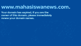 What Mahasiswanews.com website looked like in 2017 (6 years ago)
