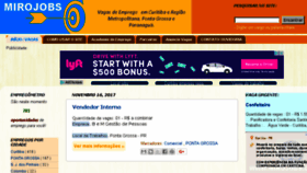 What Mirojobs.com.br website looked like in 2017 (6 years ago)