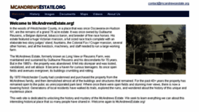 What Mcandrewsestate.org website looked like in 2017 (6 years ago)