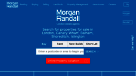 What Morganrandall.co.uk website looked like in 2017 (6 years ago)