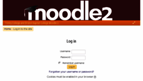 What Moodle.bristoltheological.ac.uk website looked like in 2017 (6 years ago)