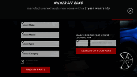 What Milneroffroad.com website looked like in 2017 (6 years ago)