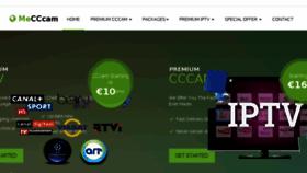 What Mecccam.com website looked like in 2017 (6 years ago)