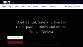 What Meryachting.com website looked like in 2017 (6 years ago)