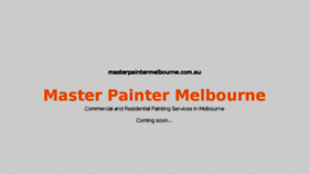 What Masterpaintermelbourne.com.au website looked like in 2017 (6 years ago)